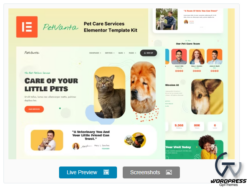 Petvanta - Pet Care Services Elementor Template Kit