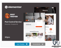 Pestroyer - Pest Control Service Elementor Template Kit