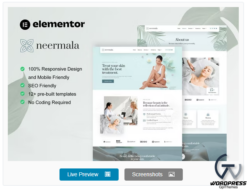 Neermala - Beauty Clinic & Dermatology Elementor Template Kit