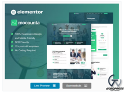 Mocounta - Accounting Firm Elementor Template Kit