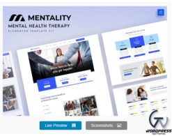 Mentality - Mental Health Therapy Elementor Template Kit