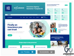 Inxurance - Insurance Agency Elementor Template Kit