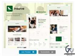 Insurve - Insurance Business Agency Elementor Template Kit
