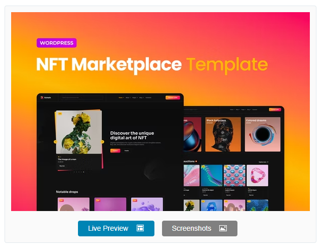 Xchain – NFT Marketplace Elementor Template Kit 1 Xchain – NFT Marketplace Elementor Template Kit