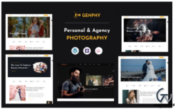 Genphy - Photography WordPress Theme