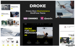 Droke Single Product, Drone and Camera WooCommerce Theme