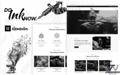 Doinknow - Tattoo Salon WordPress Theme