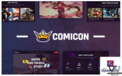 Comicon - Anime and Manga WordPress Theme