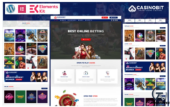 Casino Bit - Online Casino & Betting WordPress Theme