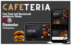 Cafeteria- Fast Food And Resturant WordPress Responsive Theme