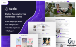 Azela - Digital Agency Service WordPress Theme