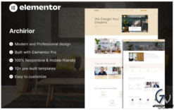 Archirior - Architect & Interior Design Elementor Template kit