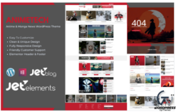 Anime Tech - Anime & Manga News WordPress Theme