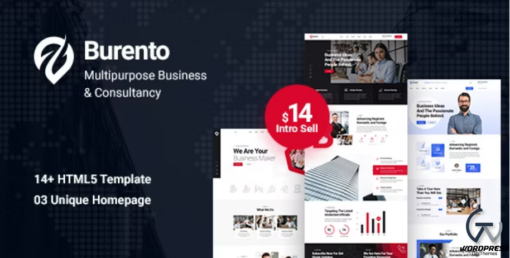 Burento MultiPurpose Business HTML5 Template