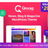 Qoxag WordPress News Magazine Theme