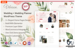 Vibeson - Elegant Wedding Love Event Planner Photography Wordpress Theme