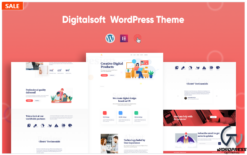 Digitalsoft - SaaS and Software Elementor WordPress Theme