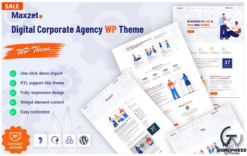 Maxzet - Digital Corporate Agency WordPress Theme