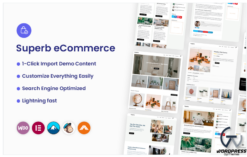 Superb eCommerce FREE - Home Decor And Interior Design WordPress Theme