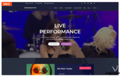 Noble Band Pro - Elementor Music WordPress Theme