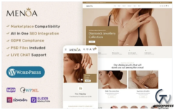 Menoa - Modern Jewelry & Imitation Store - WooCommerce Responsive Theme