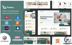 Fasher - Furniture Elementor WooCommerce Template