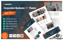 Maxmet - Corporate Business WordPress Theme