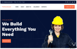 TishConstruct2 - Construction and Architecture WordPress Theme
