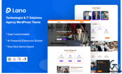 Lano - Technologist & IT Solutions Agency WordPress Theme