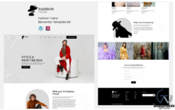 Fashion Trend - Ready to Use Elementor Template Kit