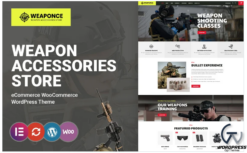 Weaponce - Gun Training, Shooting Club and Weapon WooCommerce Theme
