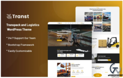 Transt - Transpack and Logistics Service WordPress Theme