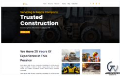 Taran Constrution Divi Wordpress theme