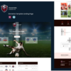 Soccer Bulls - Football Club Elementer Template 2 34 3