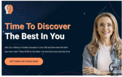 Smile Life Coach Elementor Landing Page Template Kit