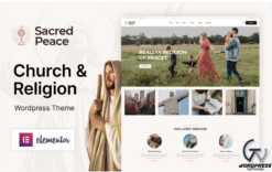 Sacred Peace - Religion and Church WordPress Theme