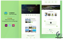 S Energy - Solar Renewable Energy - Services Elementor Landing Page