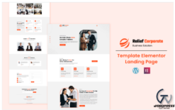 Relief Corporate - Business And Solution Landing Page