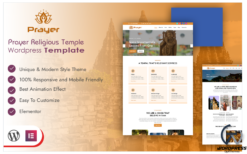 Prayer Religious Temple Wordpress Template