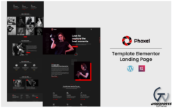 Phoxel Photography - studio showcase weddig event Elementor Landing page