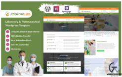 Pharmalab - Laboratory & Pharmaceutical Wordpress Template