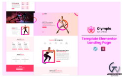 Olympia Gym - Gym and Fitness Landing Page