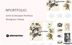 NPortfolio - Artist and Designer Portfolio WordPress Theme
