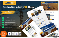 Maxdel - Construction Industry WordPress Theme