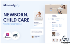 MaternityJoy - Newborn, Child Care WordPress Theme