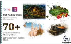Masking Effects WordPress Plugin For Elementor With Image And Custom Text Masking