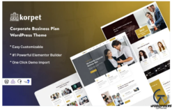 Korpret - Corporate Business Plan WordPress Theme