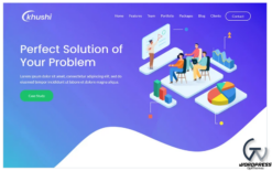 Khushii - Digital Agency WordPress Theme