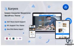 Karpen - Carpenter and Wood Responsive WordPress Theme