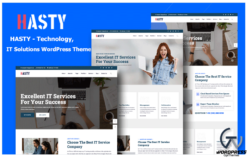 Hasty - IT Solutions, Technology & Multipurpose WordPress Theme